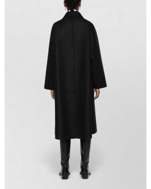 Harris Wharf London Black Wool Long Coat