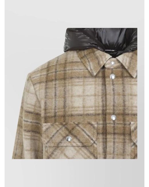 Moncler Brown Shirt Jacket for men