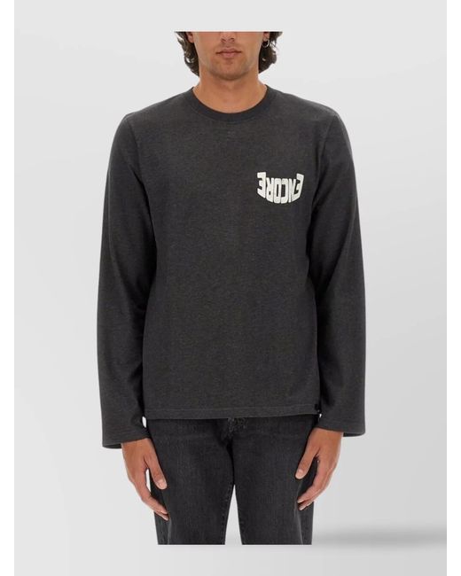 Courreges Gray Regular-Fit T-Shirt for men