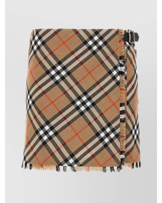 Burberry Multicolor Wrap Skirt
