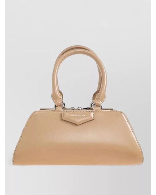Givenchy Natural Antigona East West Mini Leather Bag