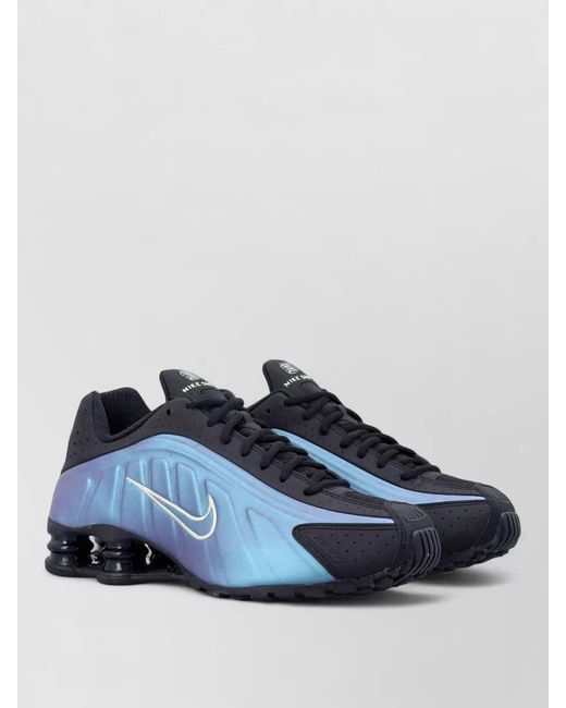 Nike Blue Textile Low-Top Sneakers