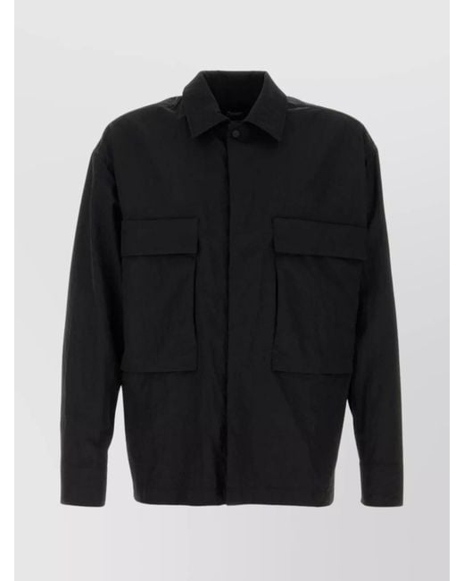 Herno Black Nylon Jacket for men