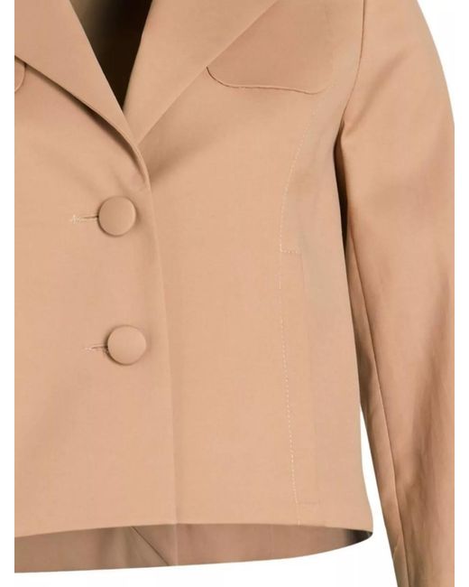 Patou Natural Cotton Cropped Jacket