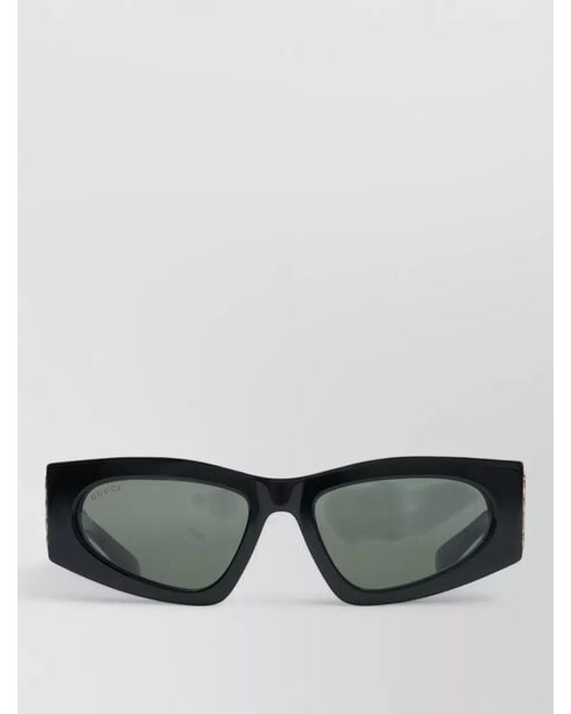 Gucci Gray Gg2040S Sunglasses Acetate Thick Frame