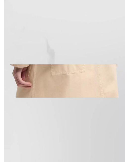 Moncler Natural Hooded Fitted Jacket