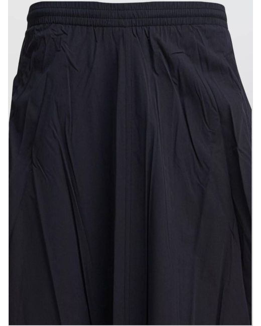 Balenciaga Blue Pleated Maxi Skirt