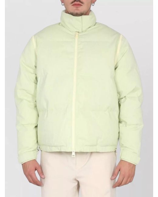 Sunnei Yellow Jacket High Collar Zip Long Sleeves for men