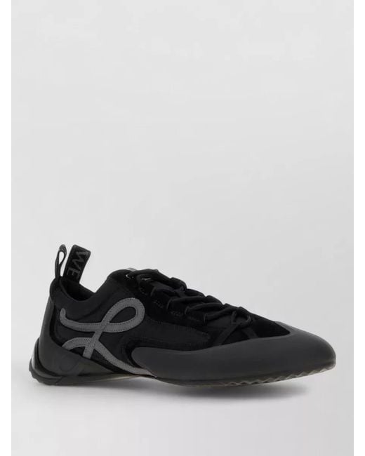 Loewe Black Grip Sneakers Breathable Flexible Lightweight Design for men