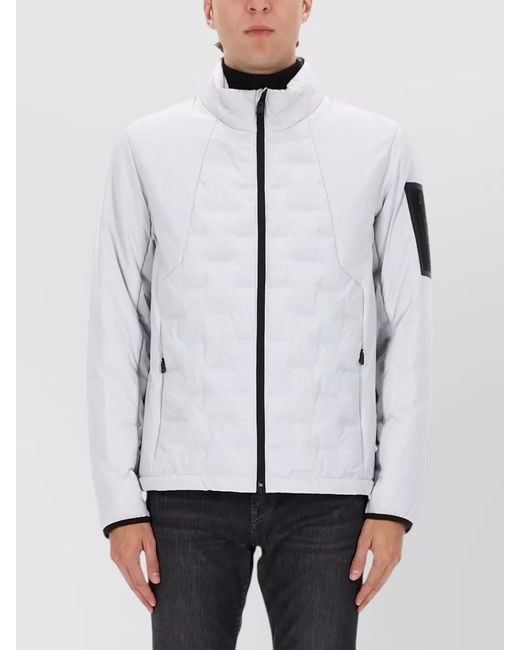 Boss White Down Padded Jacket for men