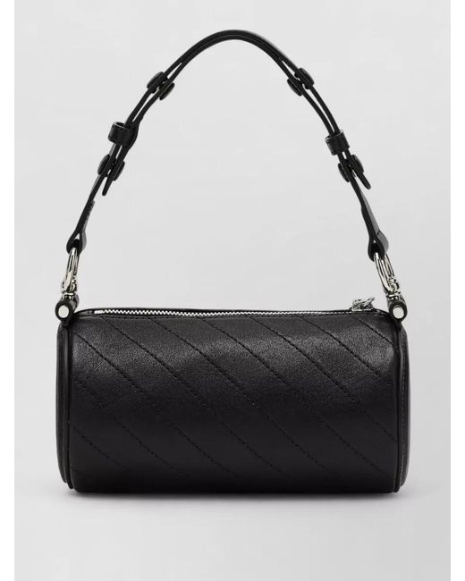 Gucci Black Shoulder Bag Adjustable Strap Metal Hardware Quilted