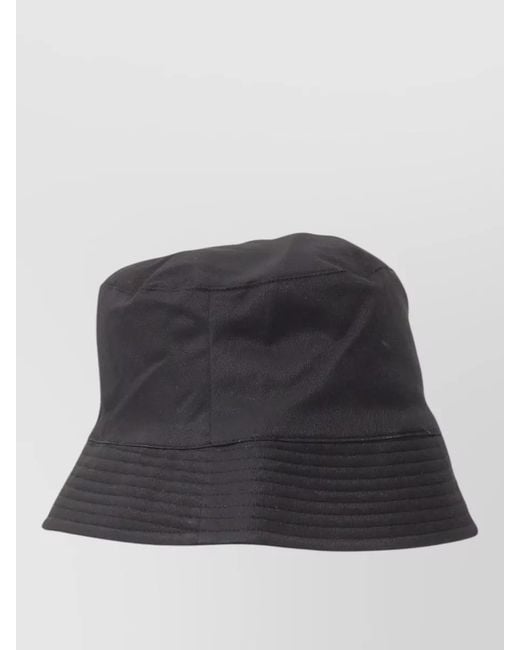 K-Way Black Twill Bucket Hat