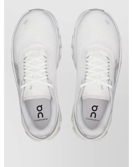On Shoes White Cloud Runner Mesh Lightweight Performance Sneakers