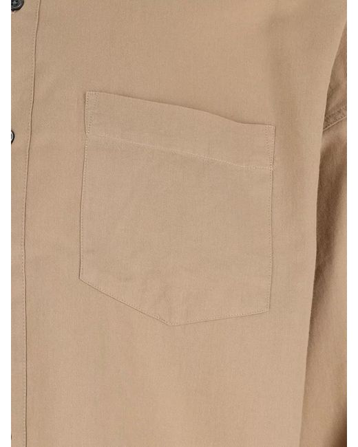 sunflower Natural Casual Shirt Long Sleeves Chest Pocket Detail for men