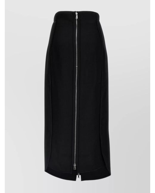 Coperni Black Long Zip' Skirt