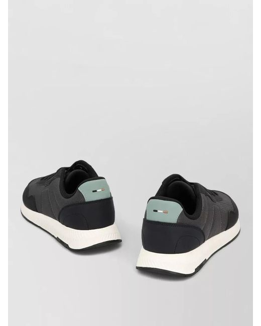 Boss Multicolor Leather Low-Top Sneakers for men