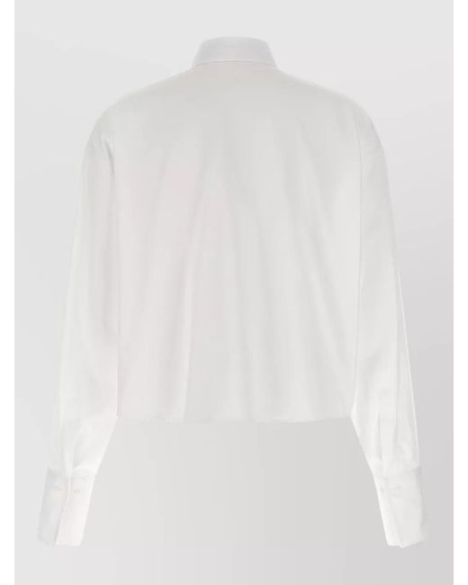 Ermanno Scervino White Cotton Shirt