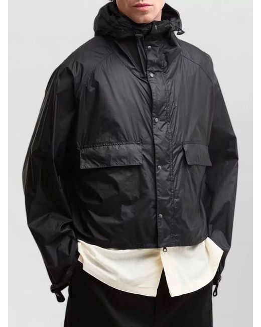 Barbour Blue Waxed Cotton Lightweight Jacket for men