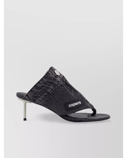 Coperni Multicolor Denim Sandals