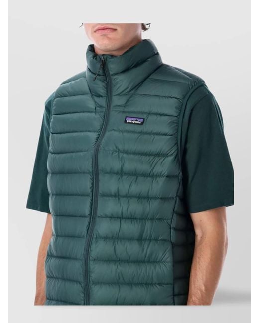Patagonia Green Down Puffer Gilet for men