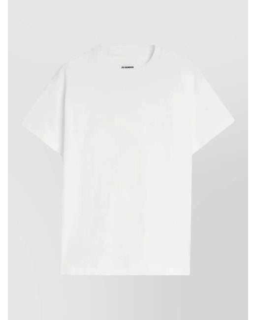Jil Sander White Cotton T-Shirt Set for men