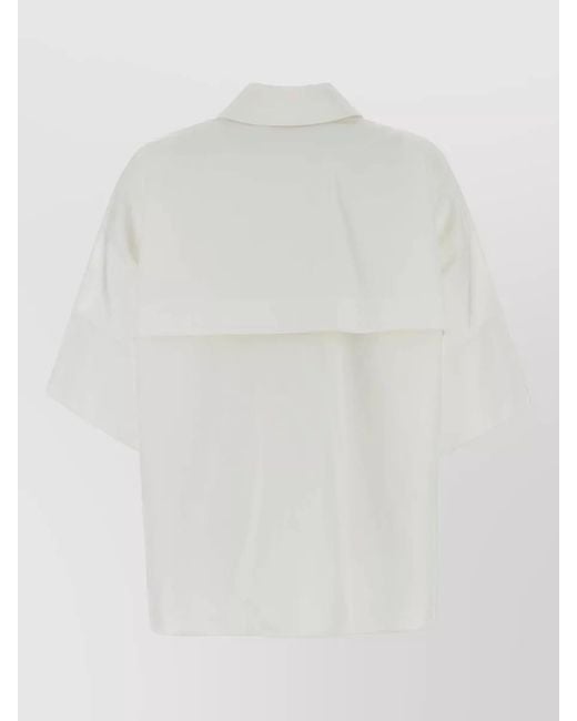 Givenchy White Boxy Short Sleeve Shirt Menswear Edit for men