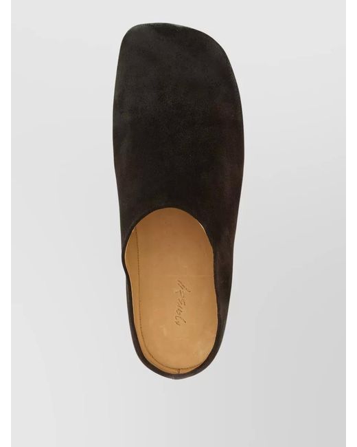 Marsèll Black Leather Sabots for men