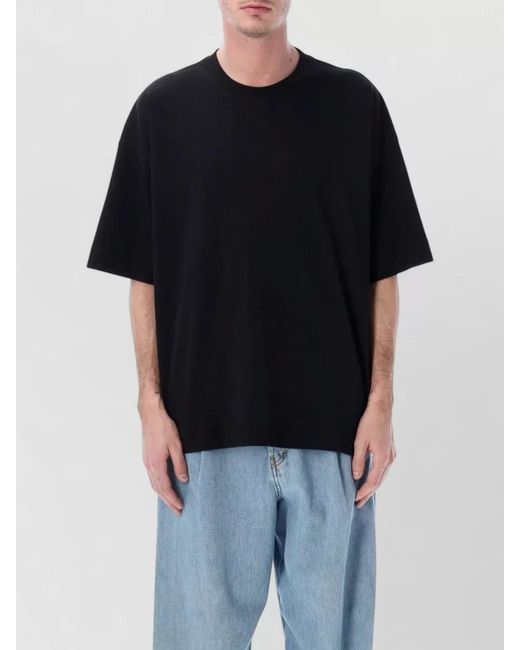 Dries Van Noten Black Oversized T-Shirt for men