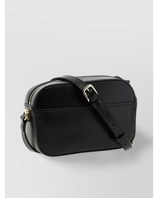 Gucci Black Horsebit 1955 Small Leather Crossbody Bag