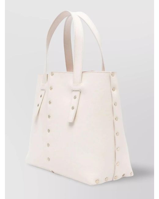 Fabiana Filippi Natural Leather Shoulder Bag