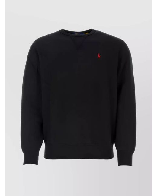 Polo Ralph Lauren Blue Cotton Blend Fleece Crewneck Sweatshirt for men