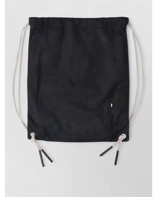 Rick Owens Blue Backpack Collection Lightweight Design Adjustable Straps