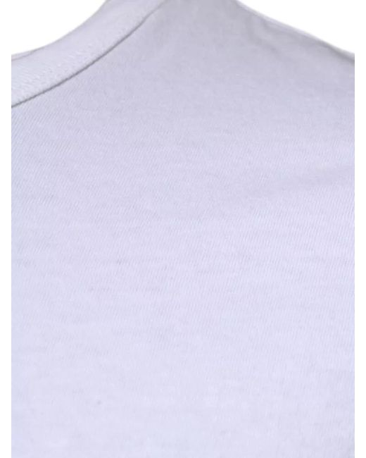 Dolce & Gabbana Blue Striped Crew-Neck Short-Sleeve T-Shirt for men