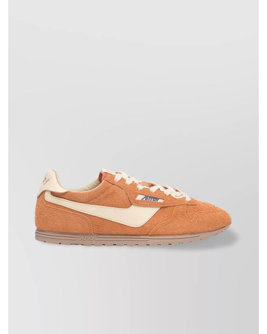 Autry Pink Windspin Low-Top Sneakers for men