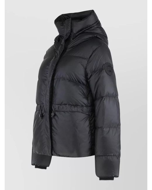 Canada Goose Black Down Quilted Hooded Puffer Jacket