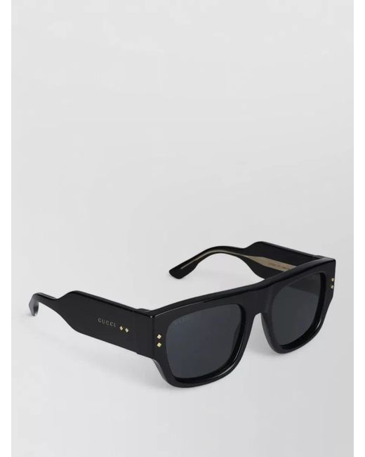 Gucci Black Sunglasses Gg1262S 001 Square Frame for men