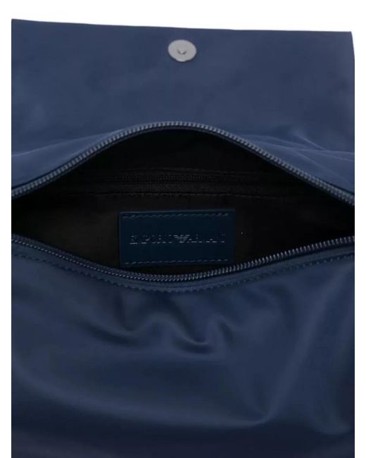 Emporio Armani Blue Shoulder Crossbody Bag Adjustable Strap for men