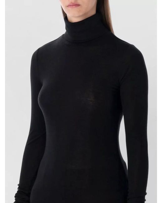 THE GARMENT Blue Bree Long Sleeve Turtleneck Knit Top