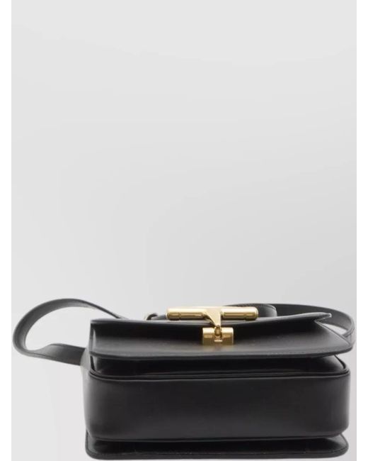Gucci Black Small Smooth Leather Shoulder Bag