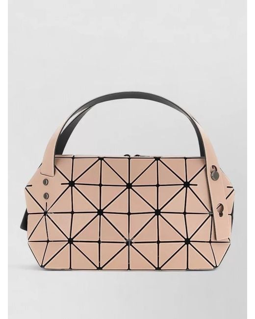 Issey Miyake Multicolor Boston Shoulder Bag Geometric Design Panels