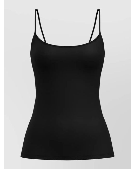 Calida Black Loungewear Top Adjustable Spaghetti Strap Design