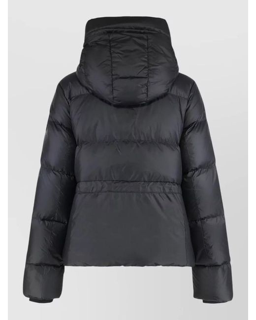 Canada Goose Black Down Quilted Hooded Puffer Jacket