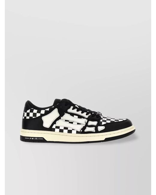 Amiri Metallic Leather Low-Top Sneakers for men