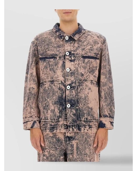 Etudes Studio Multicolor Denim Regular-Fit Shirt Jacket for men