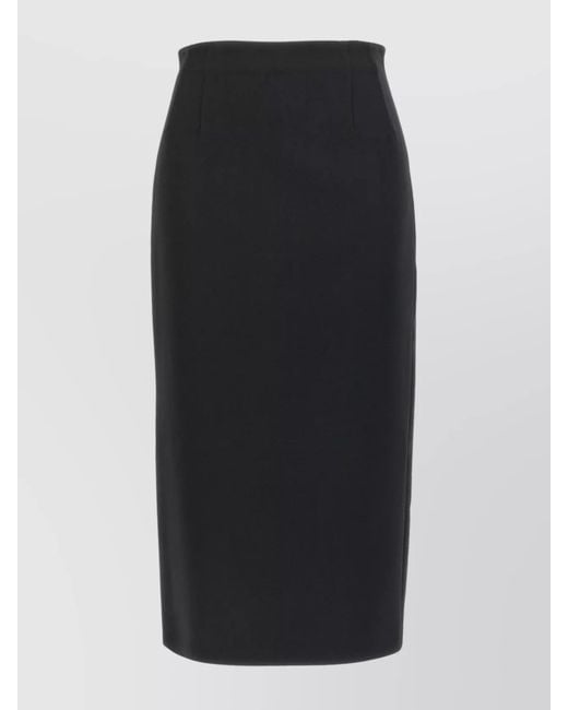 Max Mara Black Pencil Skirt