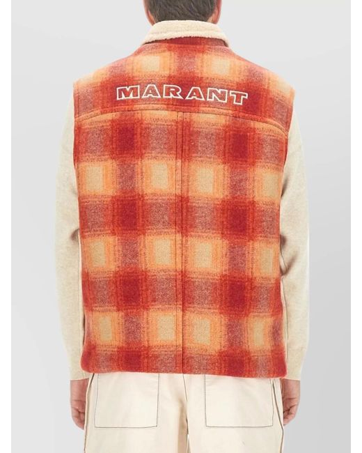 Isabel Marant White Regular-Fit Shirt Jacket for men