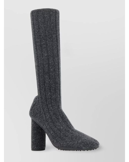 Bottega Veneta Multicolor Wool Silk Atomic Boots