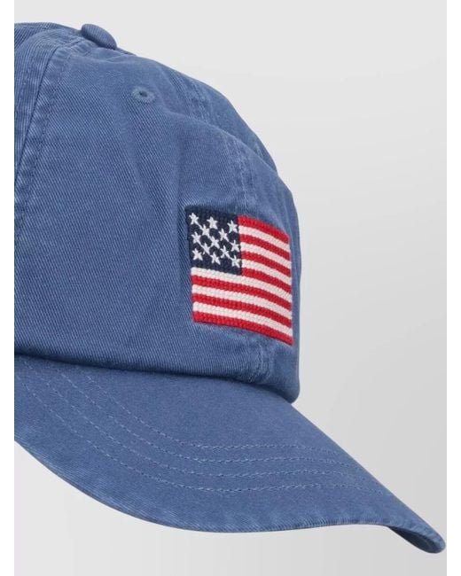 Polo Ralph Lauren Blue Casual Cap Curved Brim Eyelet Vents