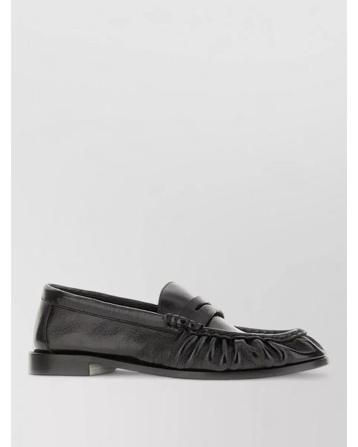 Saint Laurent Multicolor Leather Loafers Smooth Finish Ruffled Detailing for men