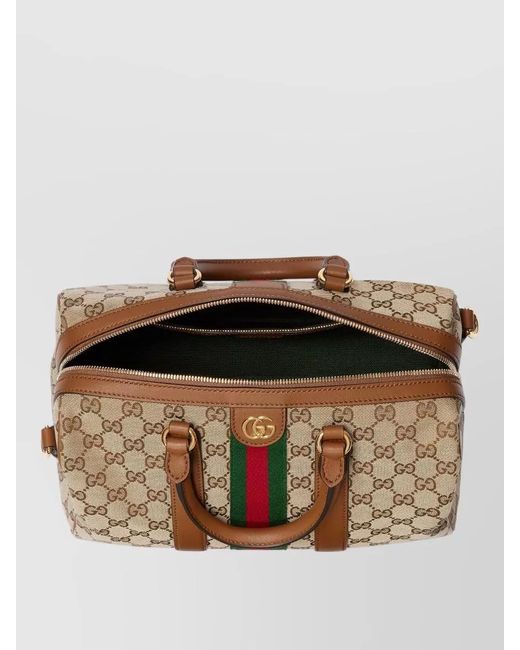 Gucci Brown Ophidia Medium Shoulder Bag